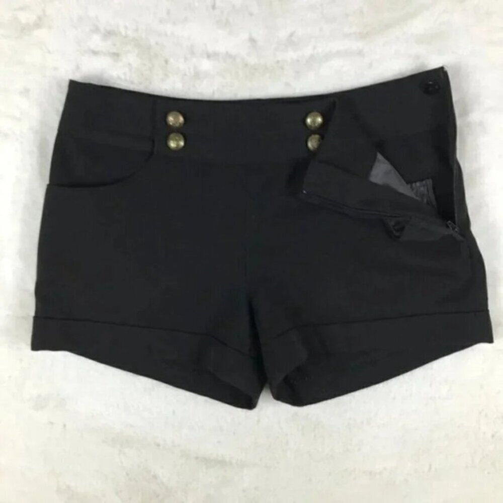H&M Black Casual Nautical Shorts Size 8 - Picture 10 of 11